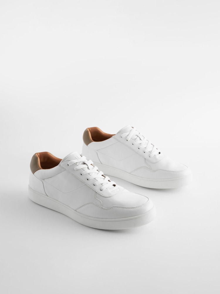 White Premium Trainers - Image 2 of 6