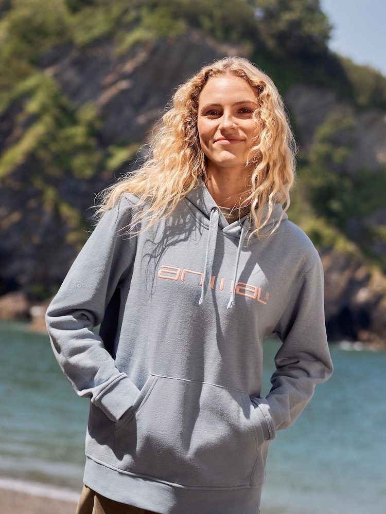 Animal Light Blue Womens Maya Hoodie - Image 1 of 9 Animal Light Blue Womens Maya Hoodie - Image 1 of 9