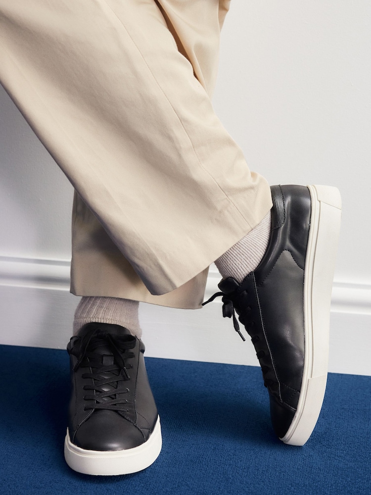 Black Minimal Trainers - Image 1 of 6