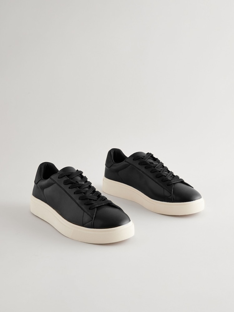 Black Smart Casual Longline Trainers Laura Ashley