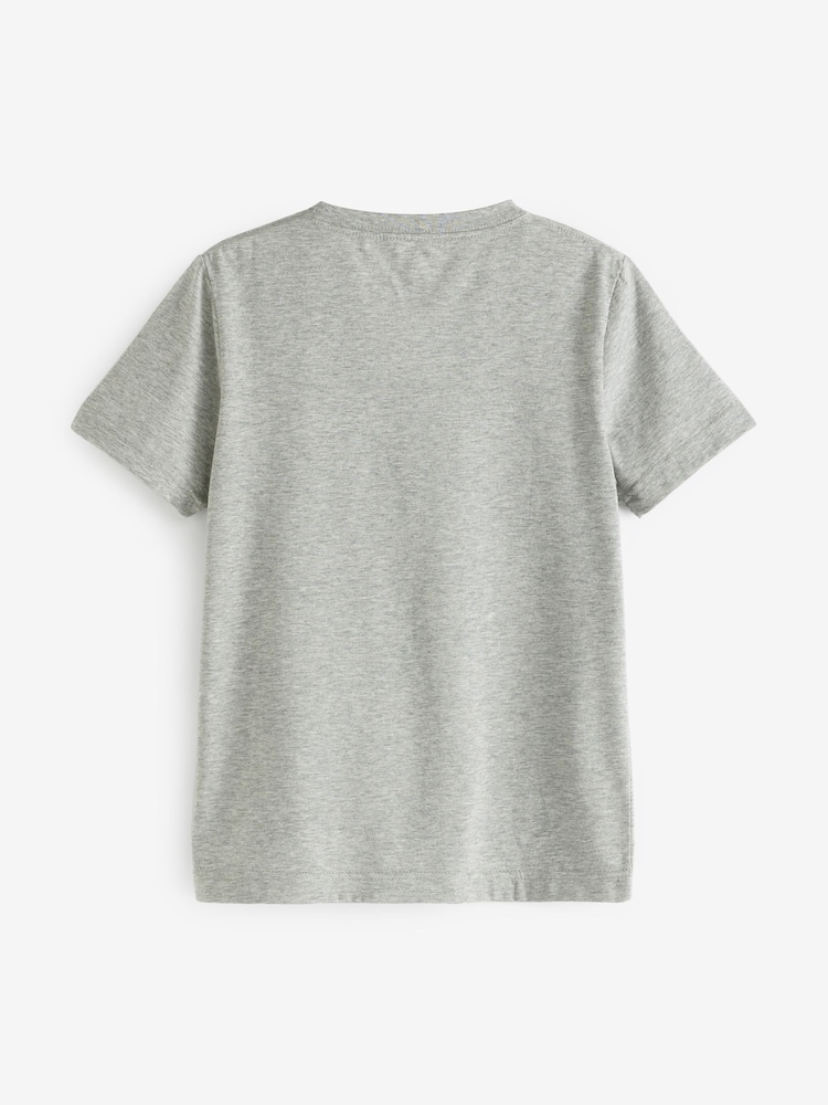 Converse Grey 100% Cotton Printed T-Shirt - Image 2 of 6