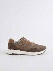 Braun - Laufschuhe aus Leder - Bild 3 von 6