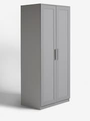 Grey Flynn Double Wardrobe - Image 7 of 9