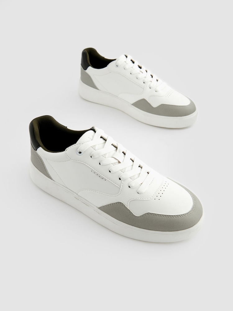 White Low Trainers - Image 1 of 6