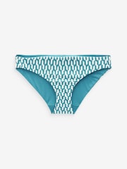 Blue/White Scion at Next Metsa Reversible High Leg Bikini Bottom - Image 7 of 8