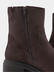 Long Tall Sally Brown Soft Square Cleated Block Heel Shoes - Image 4 of 4