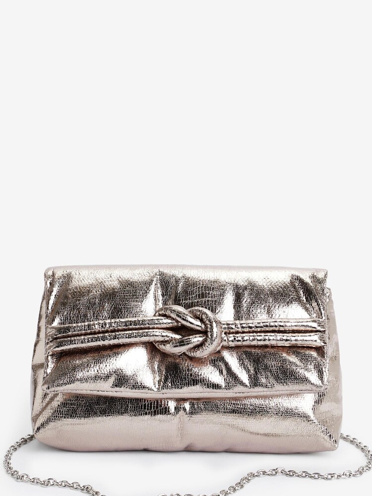 Argenté étain - Pochette Squishy à nœuds - Image 4 of 8