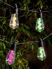 Multi Set of 15 Mains Neon Spiral Filament Festoon Line Lights - Image 2 of 2