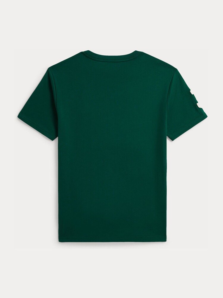 Polo Ralph Lauren Green Varsity Logo Jersey T-Shirt - Image 2 of 2 Polo Ralph Lauren Green Varsity Logo Jersey T-Shirt - Image 2 of 2