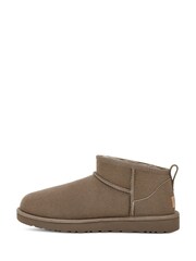 UGG Brown Ultra Mini Classic Boots - Image 2 of 8