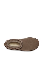 UGG Brown Ultra Mini Classic Boots - Image 5 of 8