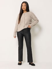 Maong na Bootcut na may Patong na M&Co - Larawan 1 ng 6