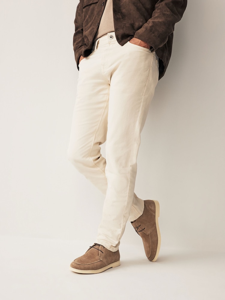 Stone Natural Suede Chukka Boots - Image 1 of 6