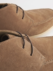 Stone Natural Suede Chukka Boots - Image 5 of 6