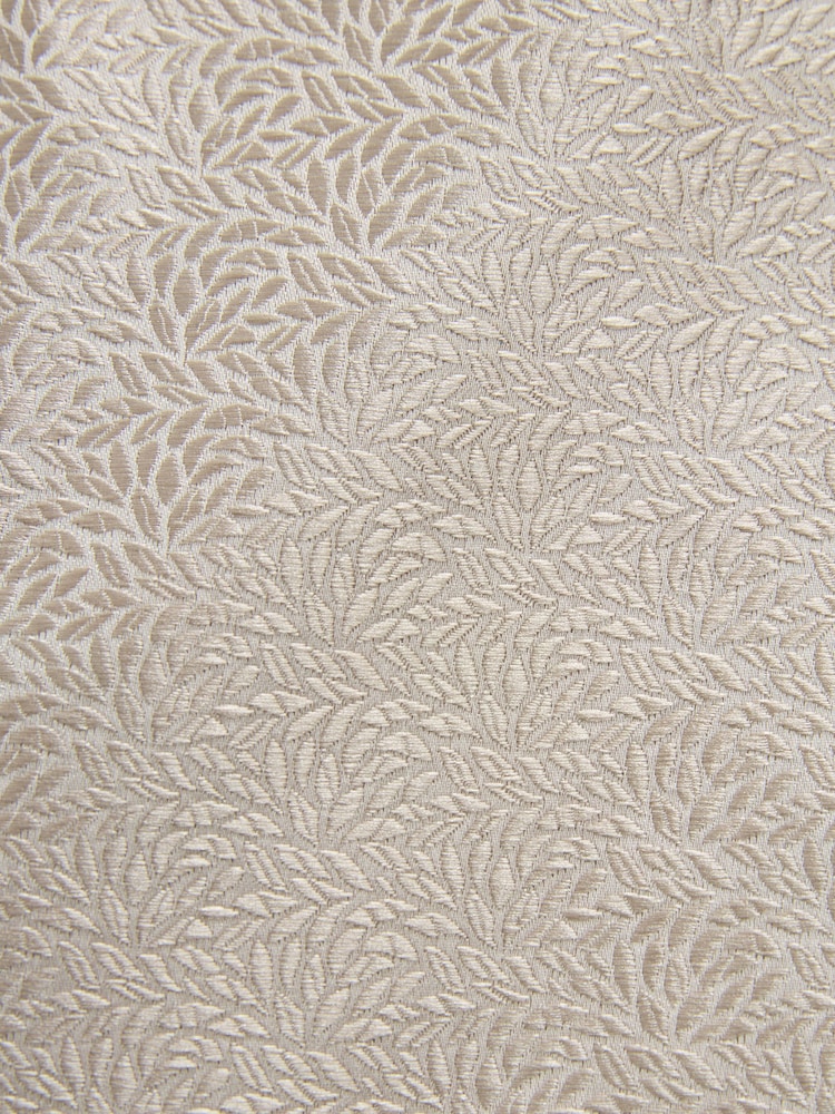Champagne Gold Jacquard Leaf Regular Fit Waistcoat - Image 8 of 8