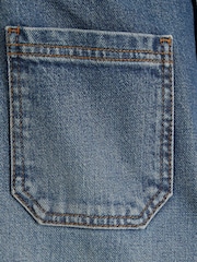 River Island Blue Light High Rise Pocket Front  Wide Leg Jeans - Image 6 of 6