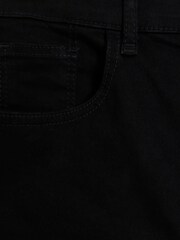 River Island Black Petite High Rise Bum Sculpt Skinny 100% Cotton Jeans - Image 6 of 7