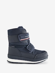 Tommy Hilfiger Blue Light Kids Snow Boots - Image 1 of 1