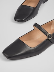 LK Bennett Black Leather Willow Mary Jane Shoes - Image 4 of 4