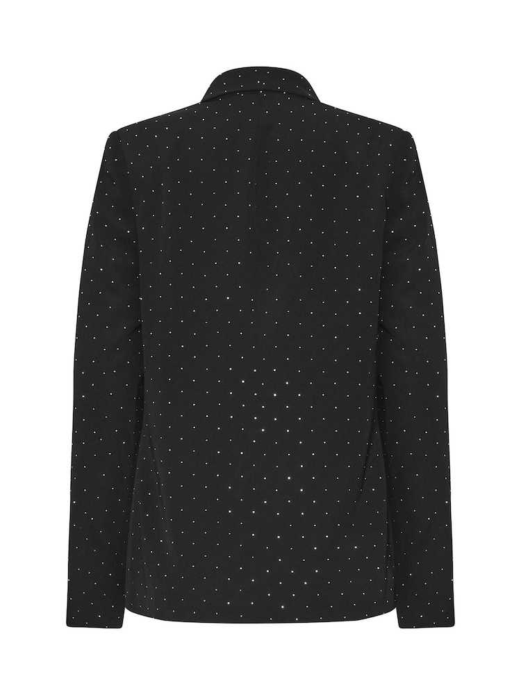 Long Tall Sally Black Studded Blazer Jacket - Image 7 of 7 Long Tall Sally Black Studded Blazer Jacket - Image 7 of 7