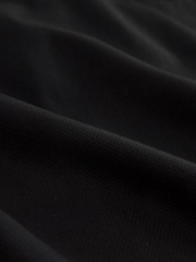Black Slim Fit Trimmed Formal Shirt - Image 8 of 10