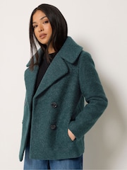 M&Co Petite Boucle Peacoat - Attēls 1 no 6
