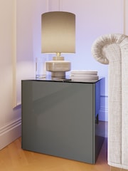 Frank Olsen Grey Smart LED Side Table - Image 1 of 7