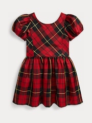 Polo Ralph Lauren Red Taffeta Woven Dress - Image 5 of 6