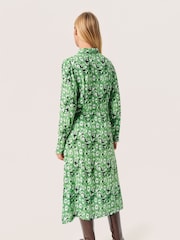 Soaked in Luxury Ina Long Sleeve Printed Shirt Dress - Image 2 of 6
