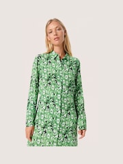 Soaked in Luxury Ina Long Sleeve Printed Shirt Dress - Image 3 of 6