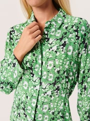 Soaked in Luxury Ina Long Sleeve Printed Shirt Dress - Image 4 of 6