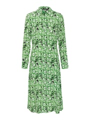 Soaked in Luxury Ina Long Sleeve Printed Shirt Dress - Image 5 of 6
