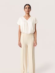 Soaked in Luxury Ioana Short Sleeve V-Neck Blouse - Image 2 of 6