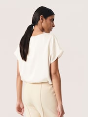 Soaked in Luxury Ioana Short Sleeve V-Neck Blouse - Image 3 of 6