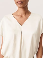 Soaked in Luxury Ioana Short Sleeve V-Neck Blouse - Image 4 of 6