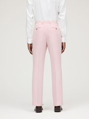 Pink Regular Fit Motionflex Stretch Suit Trousers - Image 3 of 9