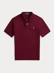 Polo Ralph Lauren Red Pique Logo Polo Shirt - Image 1 of 3