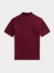 Polo Ralph Lauren Red Pique Logo Polo Shirt - Image 3 of 3