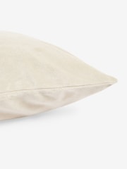 Natural 40 x 59cm Matte Velvet Cushion - Image 2 of 4