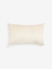 Natural 40 x 59cm Matte Velvet Cushion - Image 3 of 4