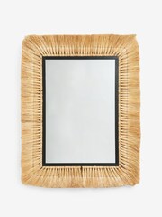 French Connection Mid Natural Jute Mirror - Image 2 of 4