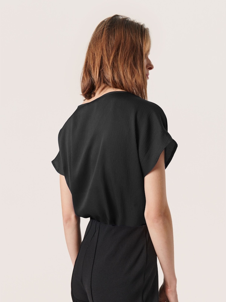 Soaked in Luxury Ioana Short Sleeve V-Neck Blouse - Image 2 of 6
