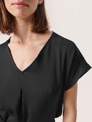 Soaked in Luxury Ioana Short Sleeve V-Neck Blouse - Image 4 of 6