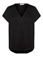 Soaked in Luxury Ioana Short Sleeve V-Neck Blouse - Image 5 of 6