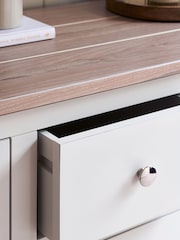Laura Ashley White Dorset Two Doors Three Drawers Sideboard - Image 3 of 7