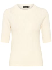 Soaked in Luxury Spina Short Sleeve Rib Knit  Pullover T-shirt - Image 5 of 6
