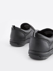 Black Standard Fit (F) School Leather Loafers - Image 7 of 7