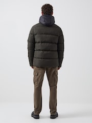 French Connection Green Row Fleece Jacket - Image 3 of 4