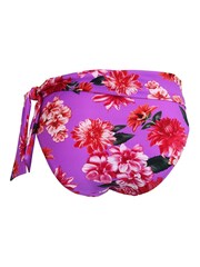 Pour Moi Pink Floral Tie Side Getaway Bikini Briefs - Image 4 of 4