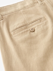 Neutral Brushed Cotton Soft Touch Chino Trousers - Image 9 of 10